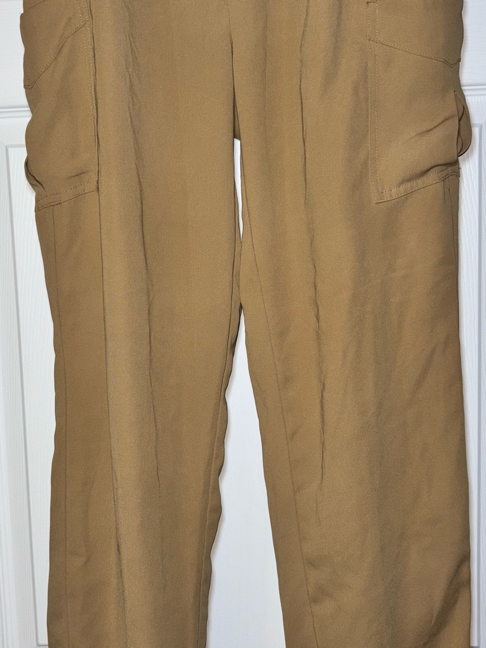 Men's Casual Cargo Pants in Camel Brown